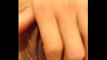 Asian girl pussy rub and finger