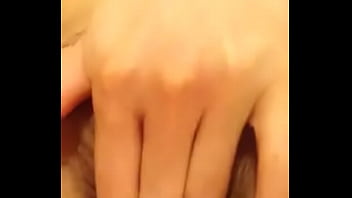 Asian girl pussy rub and finger