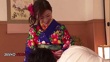 Elegant kimono passionate encounter with ayumi shinoda