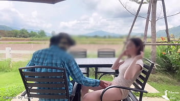 The gardener and the beautiful lady