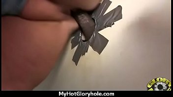 Hot babe comes back for dick at gloryhole 30