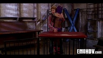 Emo babe with tats gets some dick 305