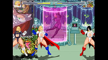 Mugen Super Busty Heroine Vs Sluggs In The Lab thumbnail