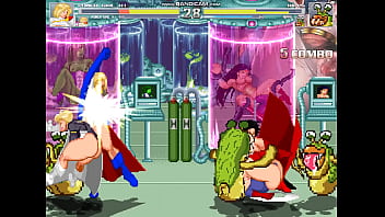 Mugen super busty heroine vs sluggs in the lab Mugen super busty heroine vs sluggs in the lab