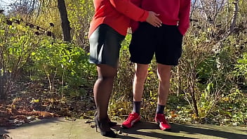 Mother in law loves holding my dick outside when i pee