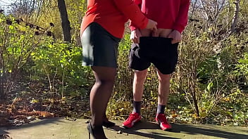 Mother in law loves holding my dick outside when i pee