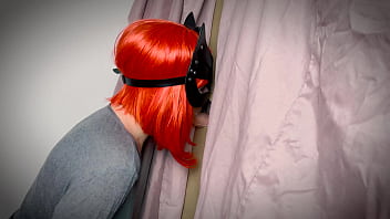 Ginger girl found gloryhole