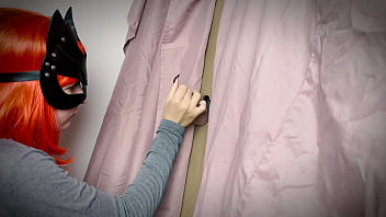 Ginger girl found gloryhole