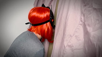 Ginger girl found gloryhole