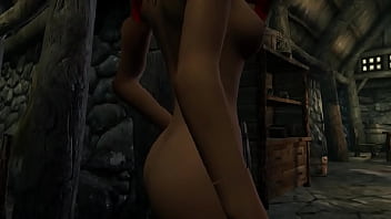 After saving her the ralof has sex with the girl he saved