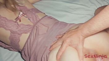 Step mom didn't protest when i visited her in the night