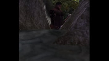 Waterfall fuck