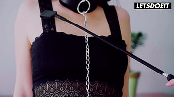 Blonde lesbian dominates her redhead bff in bed letsdoeit