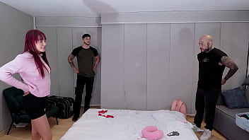 Young girl thanks her neighbors for their help by riding their cocks and milking their cum allison sweet