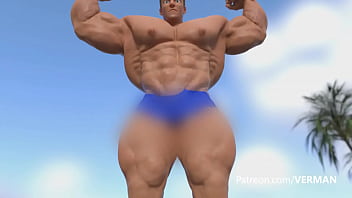 Muscle growth animation gay animated movie growing muscles