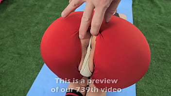 Omg what a puffy pussy on skinny babe and what a butt plus perfect hooters amazing