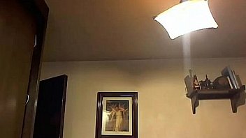 This teen masturbates on the chair of her room