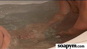 Girl with great body massages and blows a customer 13