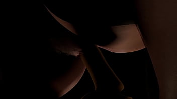 Hot milf just can't stop humping this plastic dick