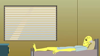 Maxi working at the hospital