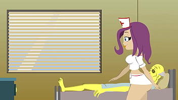 Maxi working at the hospital