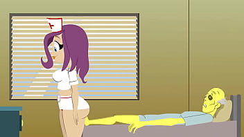 Maxi working at the hospital