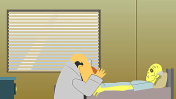 Maxi working at the hospital