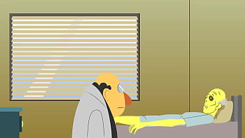 Maxi working at the hospital