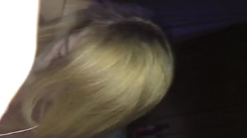 Sexy blonde milf loves to suck dick