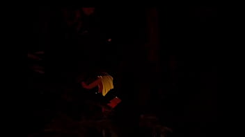 Wolf pounds female camper