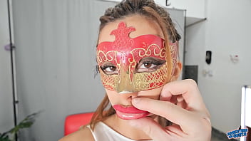 Perfect jiggly round butt g string busty latina with a huge mouth what a slut