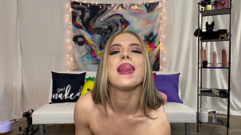 Petite blonde with big ass double anal