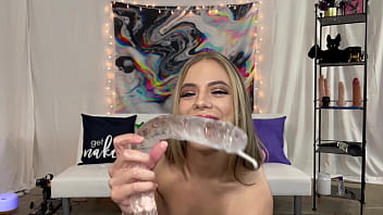 Petite blonde with big ass double anal