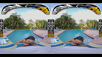 Virtual porn freya kennedy strips by the pool sucks your cock and gets fucked hard until you cum on her face