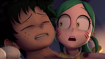 La heroe gata ayuda a deku a solta toda su leche acumulada y le tiene una sorpresa