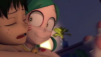 La heroe gata ayuda a deku a solta toda su leche acumulada y le tiene una sorpresa