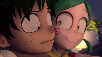La heroe gata ayuda a deku a solta toda su leche acumulada y le tiene una sorpresa