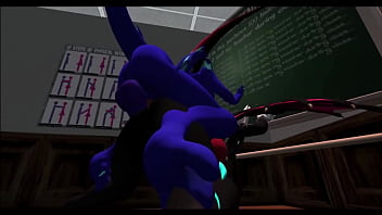 Teacher cynder fucks her dragon student in sex ed