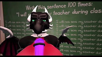 Teacher cynder fucks her dragon student in sex ed