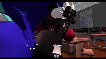 Teacher cynder fucks her dragon student in sex ed