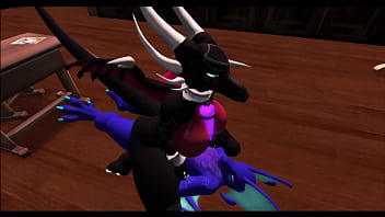 Teacher cynder fucks her dragon student in sex ed