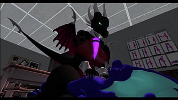 Teacher cynder fucks her dragon student in sex ed