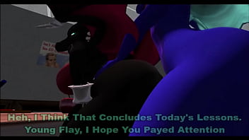 Teacher cynder fucks her dragon student in sex ed