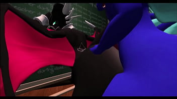 Teacher cynder fucks her dragon student in sex ed