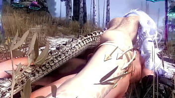 Traveler finds a slutty girl in the wild