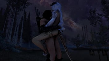 Traveler finds a slutty girl in the wild