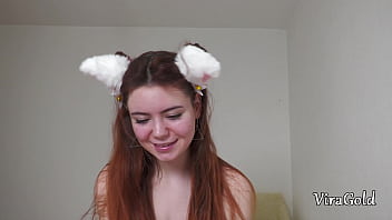 Redhead 18 year old girl tasts my cum after blowjob