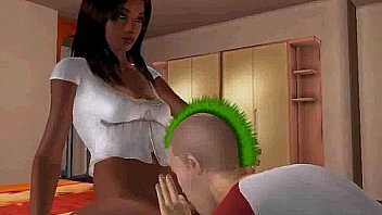 3d Cartoon Hunk Sucking On A Tranny Babes Cock thumbnail