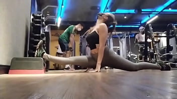 Uma esticadinha depois do treino