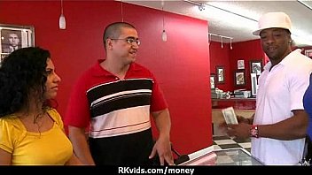 Stunning euro teen gets talked in to giving a blowjob for cash 4